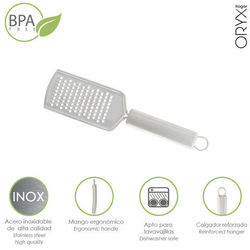 05076038 Rallador Acero Inoxidable 6 x 23 (Alt.) cm.