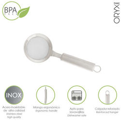 05076042 Colador Acero Inoxidable Ø 8,3 x 22 (Alt) cm.