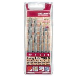 09084025 Estuche Brocas Alpen Widia Long Life 5 Piezas