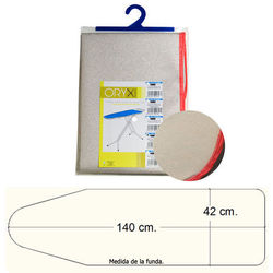 05160015 Funda Mesa Plancha Espuma Metalizada 140x42 cm.