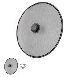 05072020 Tapa Anti Salpicaduras Sarten Acero Ø 30 cm. Negro.
