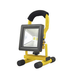 19079175 Foco Led Recargable 10 Watt. Luz Blanca 4000º K IP 65 500 Lumenes Con Asa de Transporte