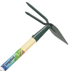 08060293 AZADA /HORQUILLA PAPILLON MANGO MADERA 130 CM.