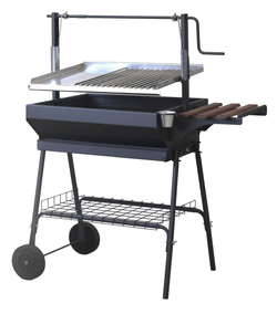 BARBACOA C/RUEDAS, 92x49x110 CMS