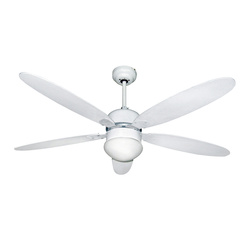 05380200  VENTILADOR TECHO Ø 124 CM. 70 WATT. 3 VELOCIDADES. CON LUZ Y MANDO A DISTANCIA 5 ASPAS. CON TEMPORIZADOR.