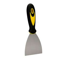 ESPATULA ACERO INOXIDABLE   60 MM. MANGO DE GOMA 