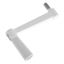 05250260 MANIVELA GIRATORIA PARA TORNO PERSIANA BLANCO