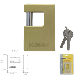 03100180 CANDADO CUADRADO PERSIANA 70 MM.