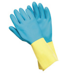 GUANTES NEOPRENO / LATEX BICOLOR T-L
