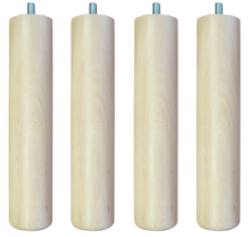 81425 JUEGO 4 PATAS CANAPE 250X50 MM.(MADERA)