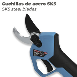 Tijera Podar A Bateria 16,8v/2ah Incluye 2 Baterías y Maletin