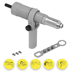 Kit Remachadora Para Taladro Adaptador para remaches.