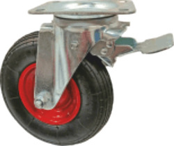 Ruedas neumaticas  PLACA /FRENO horquilla diametro 200