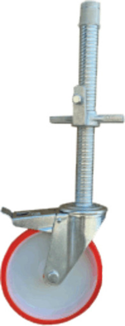 Rueda regulable para andamios