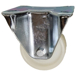 RUEDA NYLON/FUERTE  PLACA FIJA   diametro 125