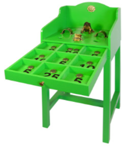 MESA JUEGO RANA MADERA 51X51X116 CMS