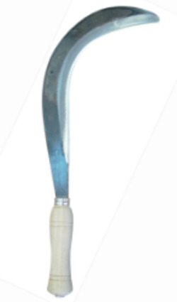  hoz CUCHILLA MANGO MADERA grande 340mm