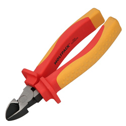 Alicates Corte Diagonal 150 mm. Mangos Aislados VDE de 1.000 V. Acero Cromo Vanadio 
