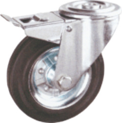 R. MG DIAMETRO 125 AGUJERO PASANTE FRENO GOMA NEGRA 