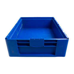 Caja Apilable Eurobox Base Perforada 80 x 60 x 22 cm. Reacondicionado.