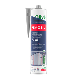 Masilla Poliuretano Gris Cartucho 300 ml.